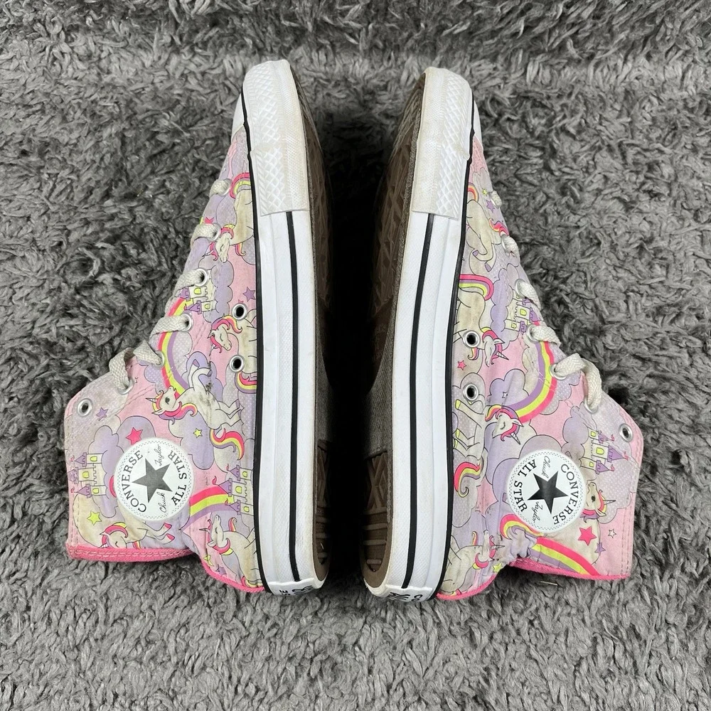 Converse Chuck Taylor Unicorn All Star HI - 669107F - White / Pink - Youth 6